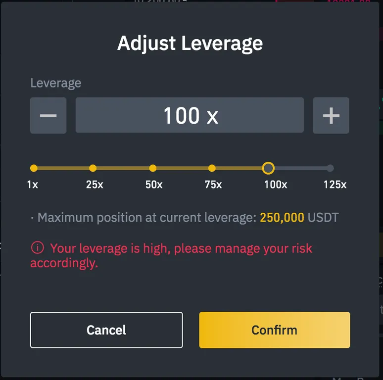 Adjusting Leverage
