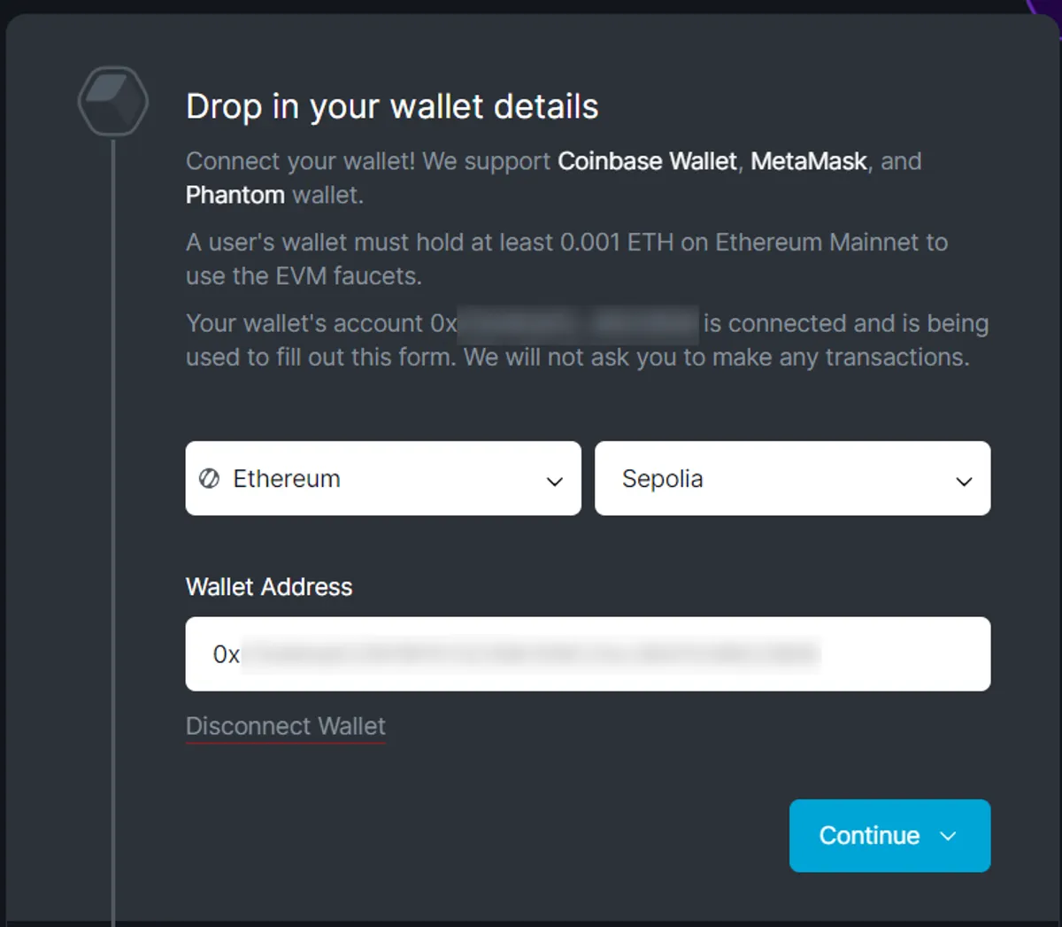 QuickNode Sepolia faucet