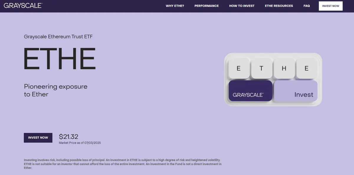 Grayscale ether ETF