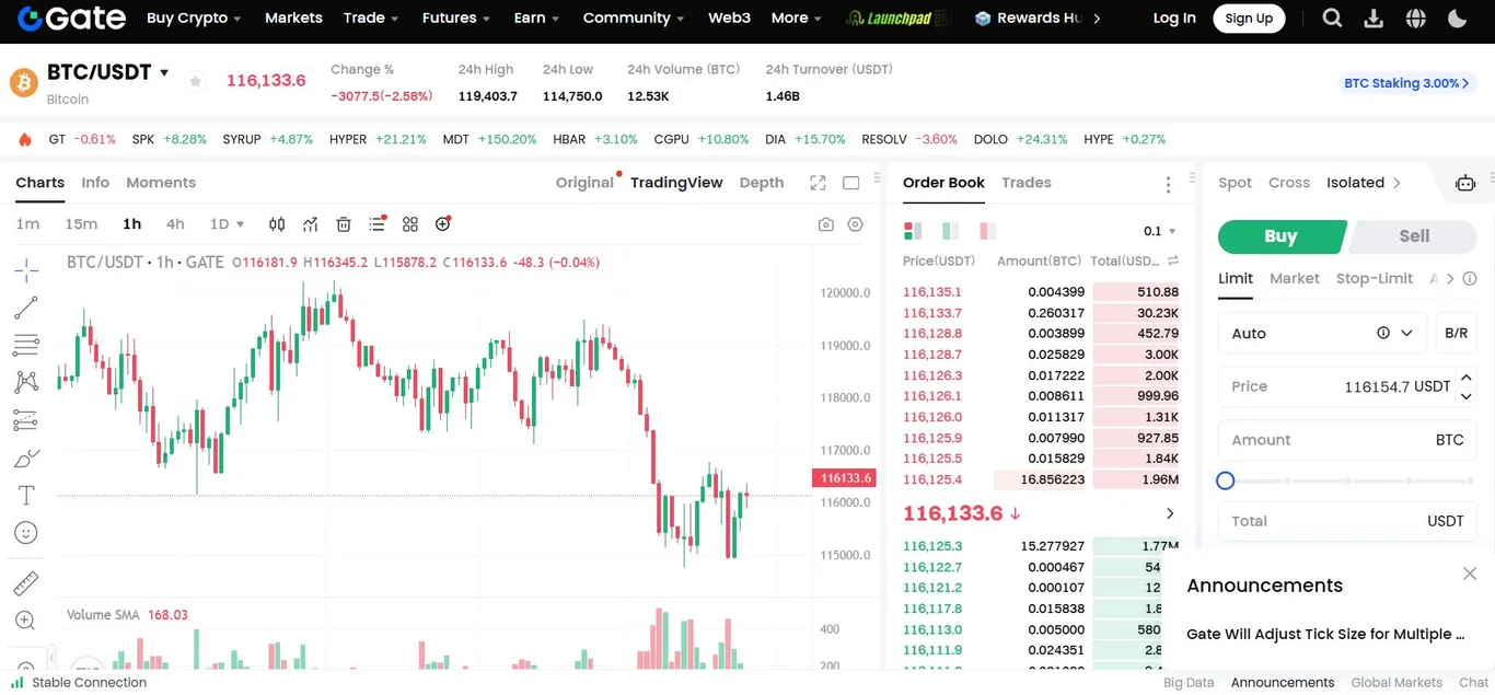 Gate.com Crypto Exchange
