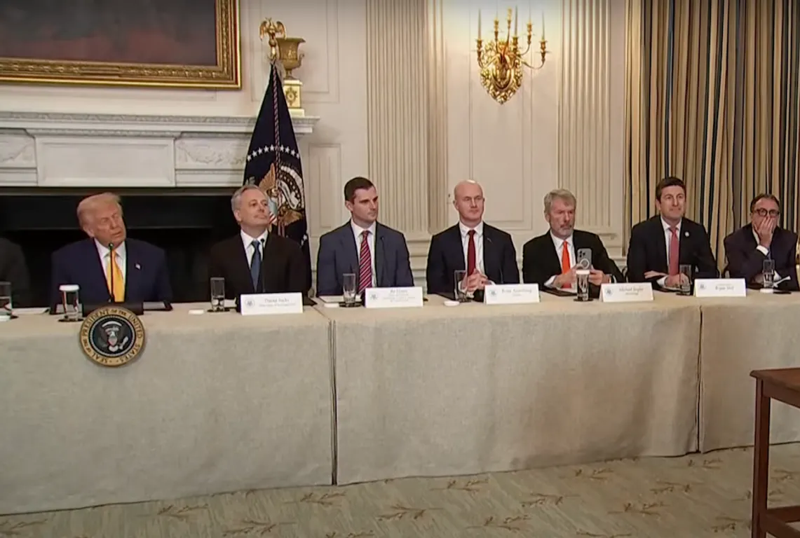 Members of the President's Working Group on Digital Assets