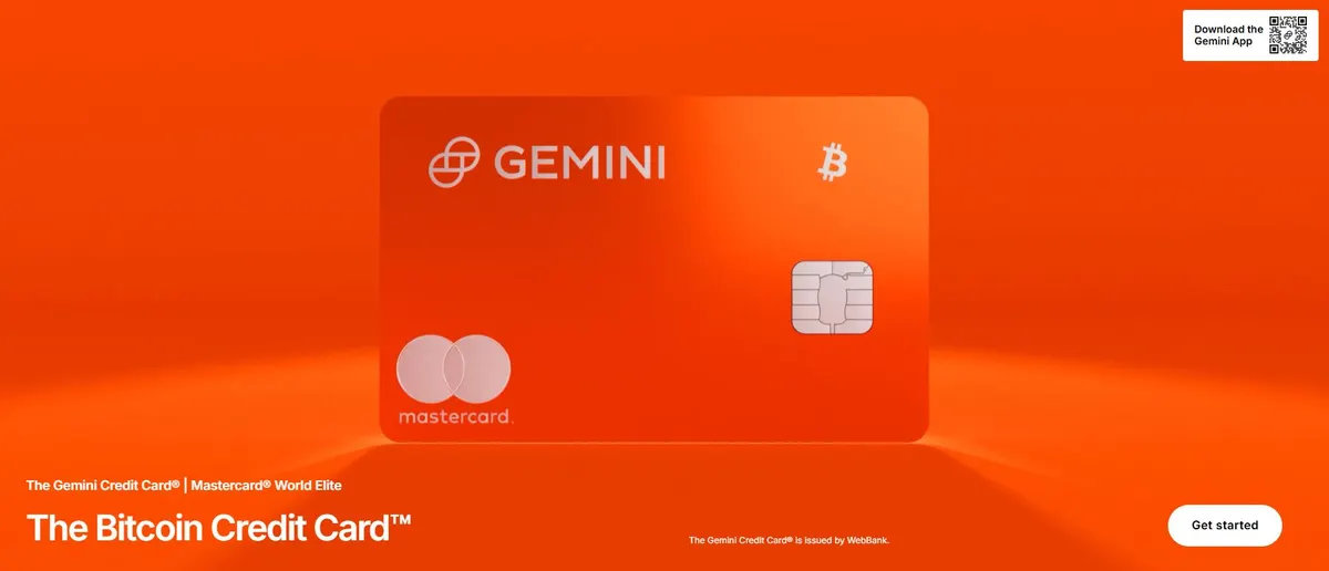Gemini credit card