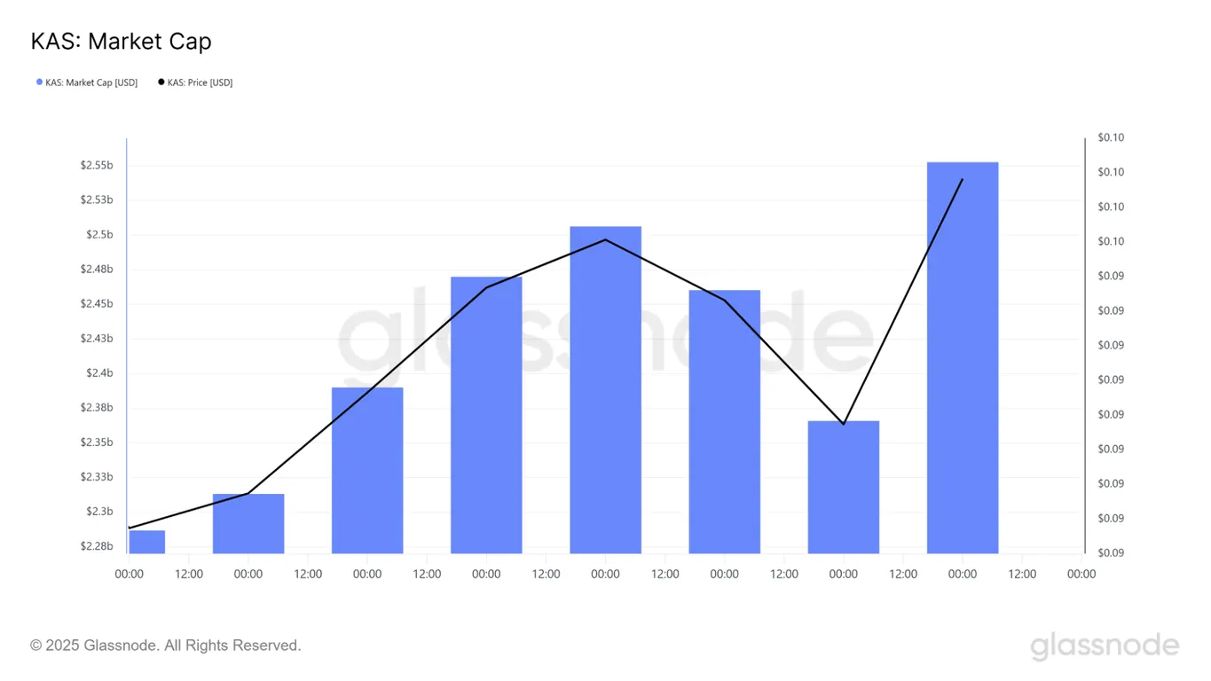 Kaspa Market cap