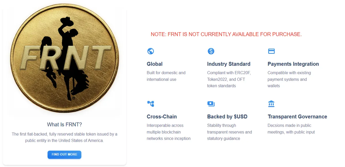 Stablecoin FRNT