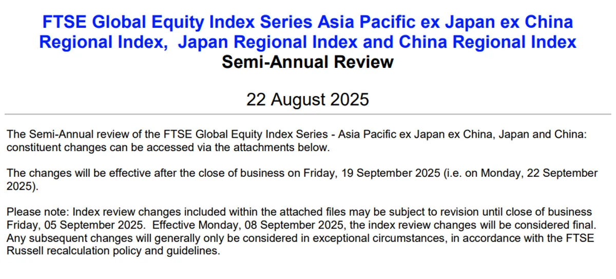 FTSE Global Equity Index Series