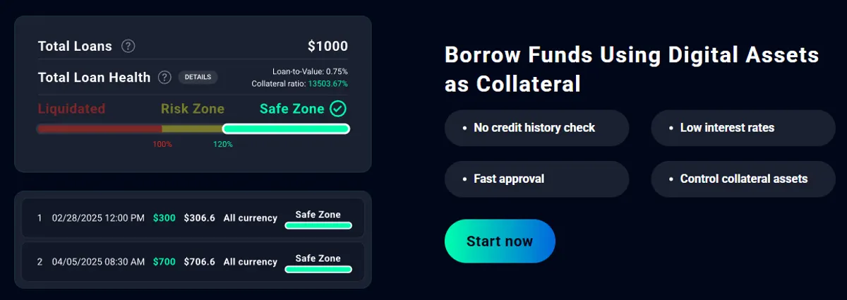 uex crypto lending