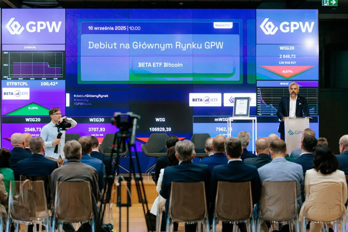 Warsaw stock exchange launched Poland's first ETF