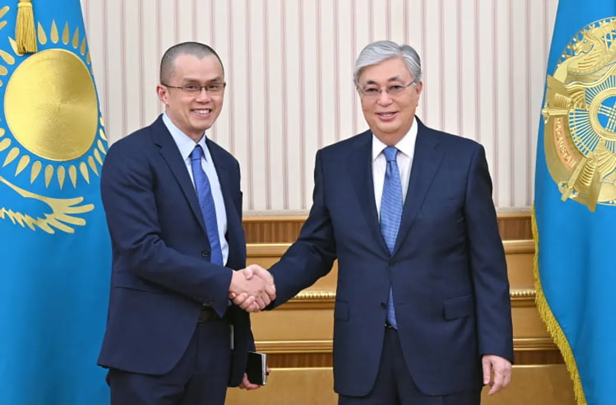 Changpeng Zhao met with the President of Kazakhstan