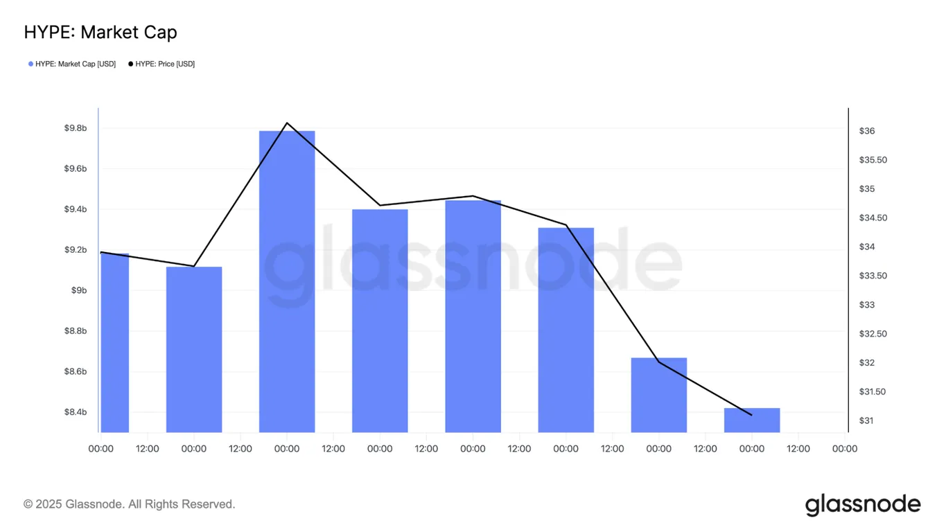HYPE market cap
