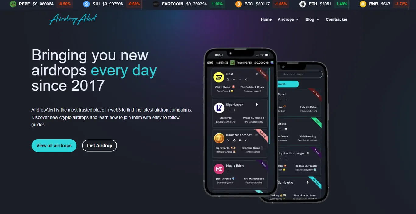 Airdrop Alert