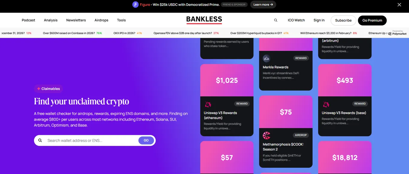 Bankless Claimables