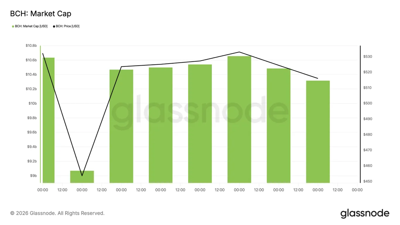 BItcoin Cash market cap