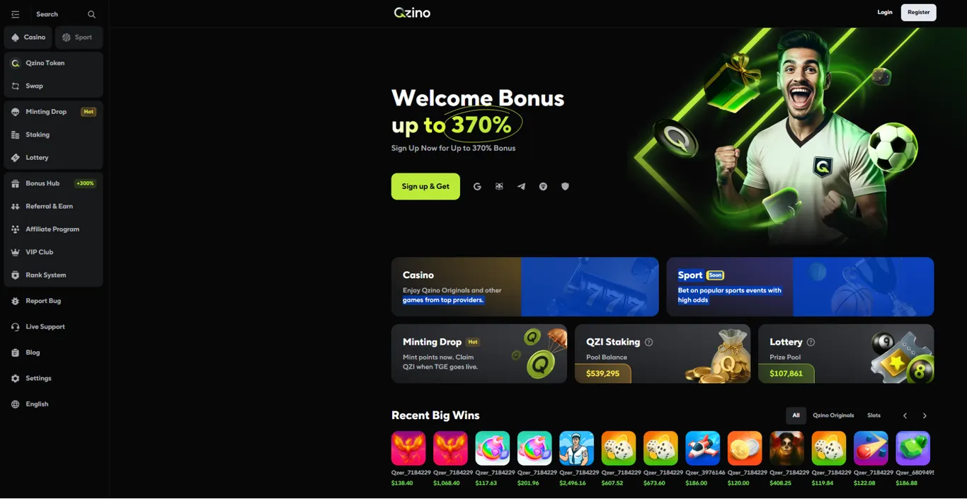 Qzino casino