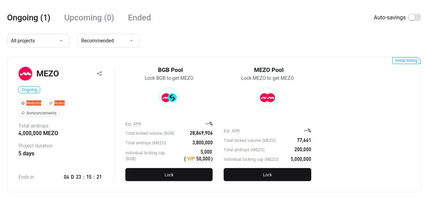 Bitget Launchpool MEZO