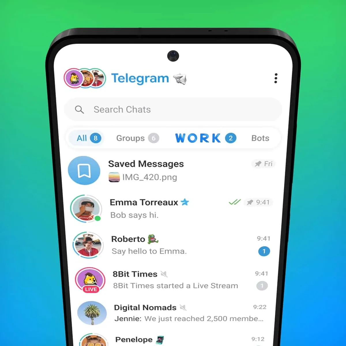 Telegram app