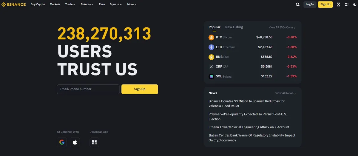 Binance Exchange