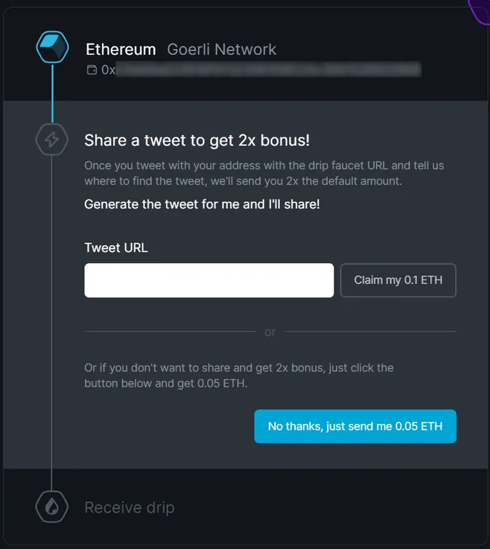 QuickNode ETH faucet