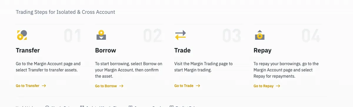 Binance isolated and cross margin