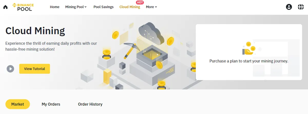 bitcoin cloud mining platfrom: binance