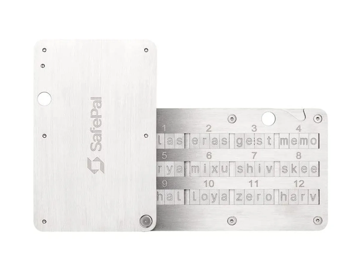SafePal Cypher Seed Board is one of the best crypto seed phrase storage options in 2023