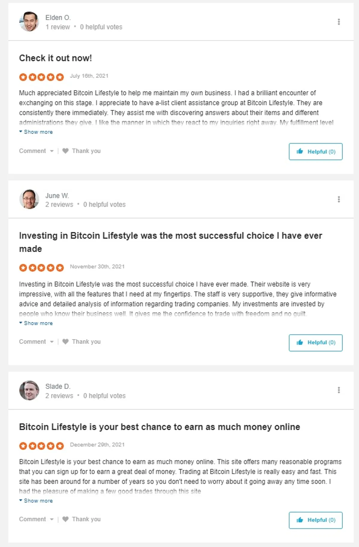 Bitcoin lifestyle user reviews