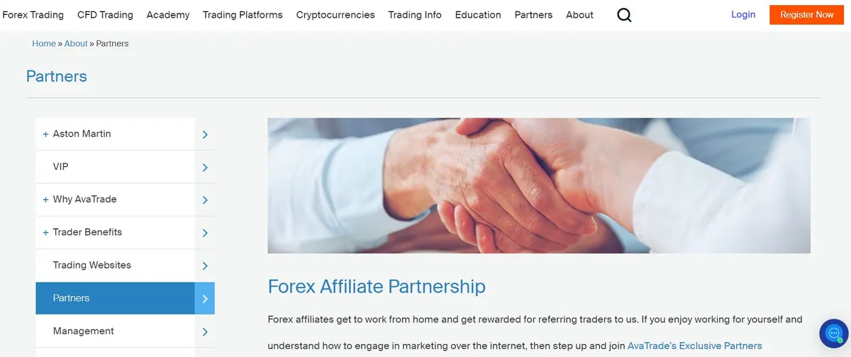 AvaTrade affiliate program