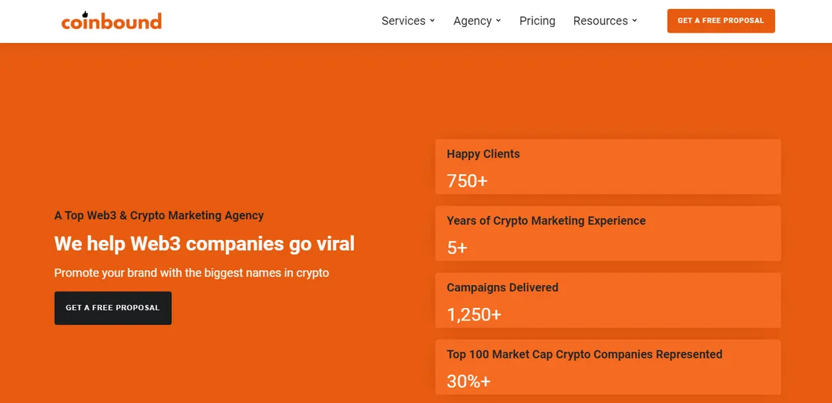 coinbound is one of the best crypto marketing agencies