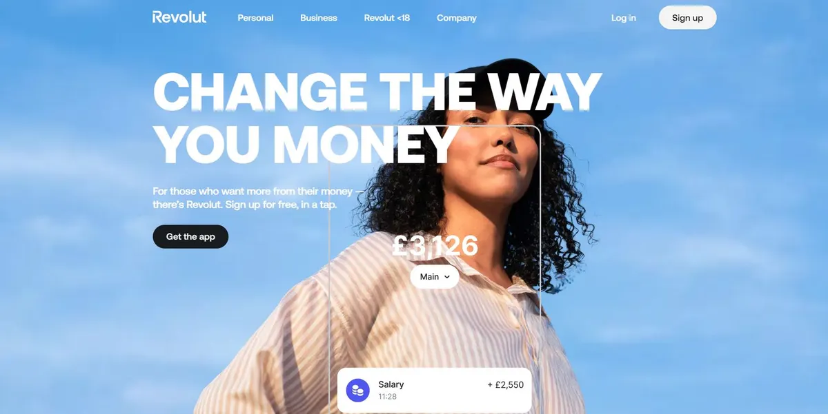 revolut website