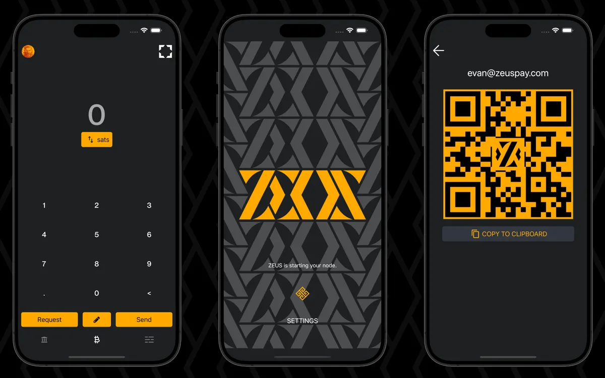ZEUS bitcoin wallet