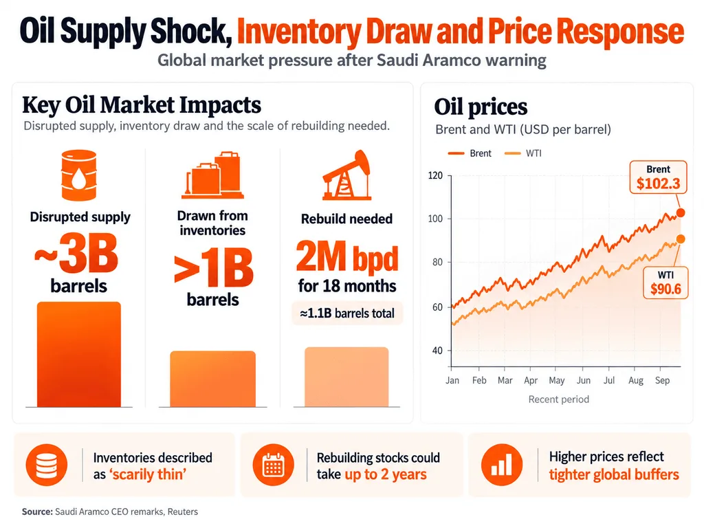 Dependant Inventory Oil News: Saudi Aramco Warns Global Inventories Are “Scarily Thin”