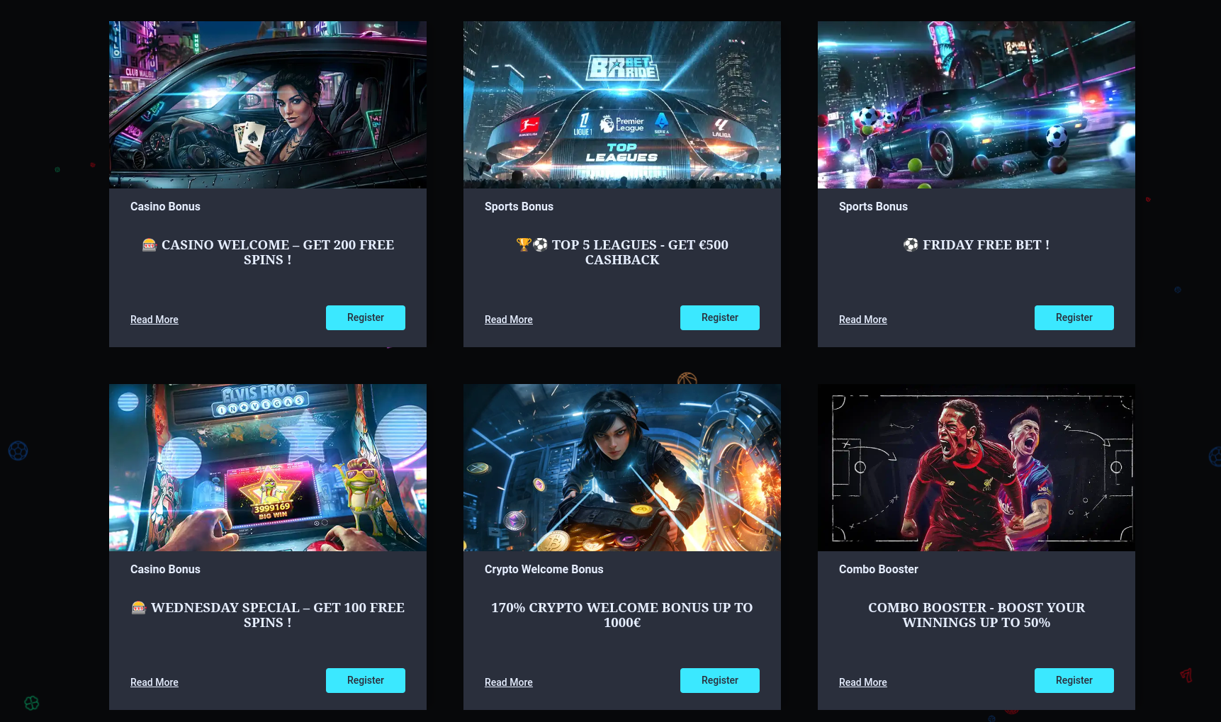 Betride bonus codes 