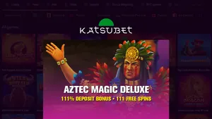 Play Aztec Magic Deluxe on Katsubet [111% Deposit Bonus & 111 Free Spins]