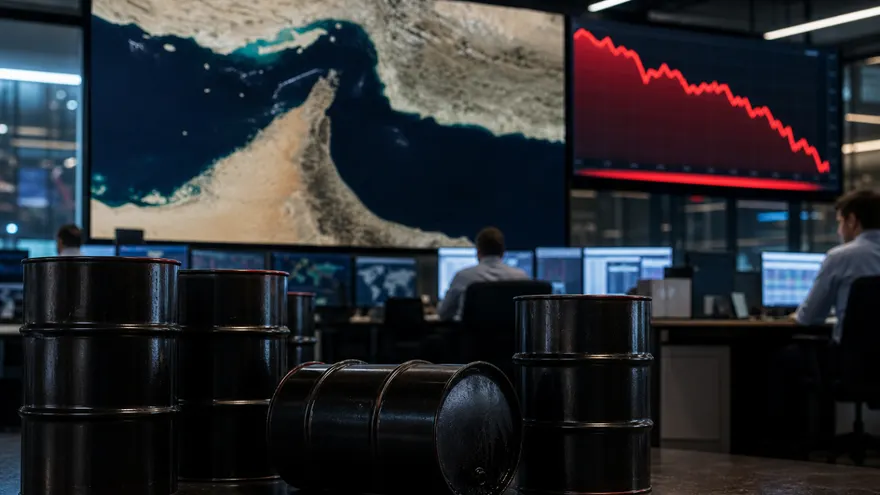 Oil Prices Plunge as U.S. and Iran Pause Strikes Over Strait of Hormuz