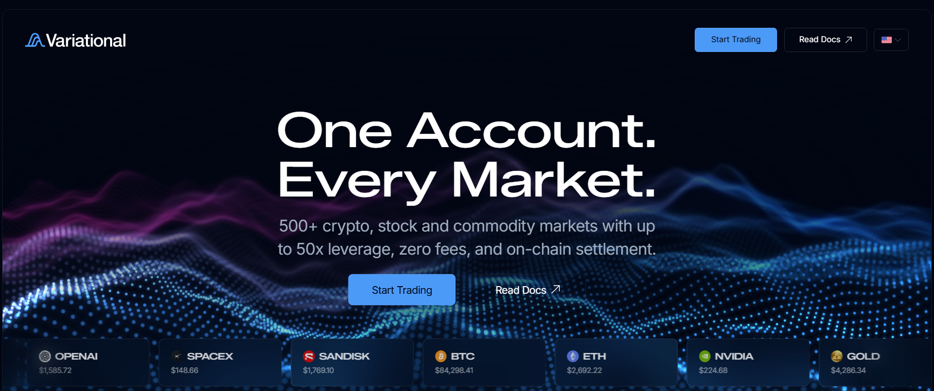 Variational crypto airdrop