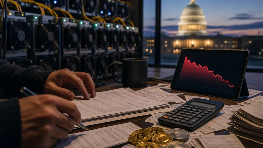 US Crypto Tax Bill Leaves Miners and Stakers Taxed on Crypto They Haven’t Sold