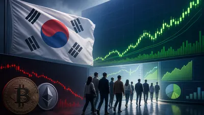 South Korea's Crypto Trading Slumps as Retail Investors Return to Stocks