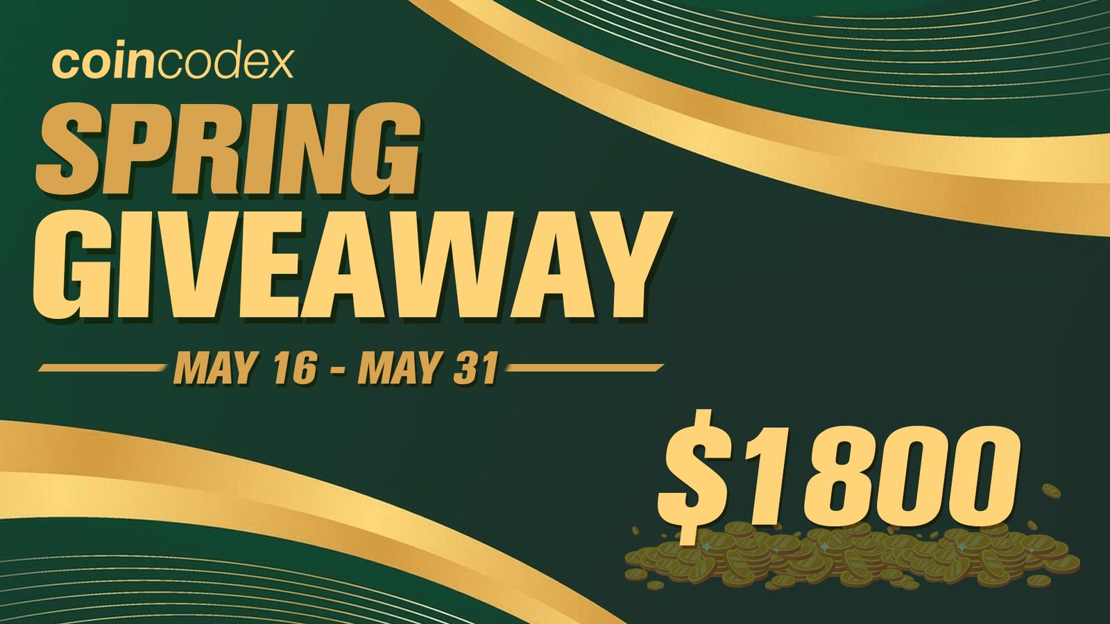 $1,800 Giveaway by CoinCodex: Participate to win USDC and Awesome ...