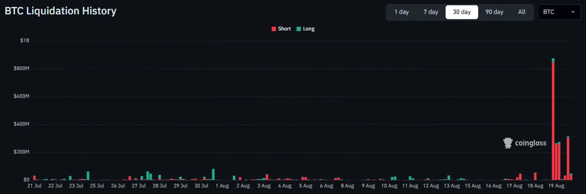 btc liquidation history chart