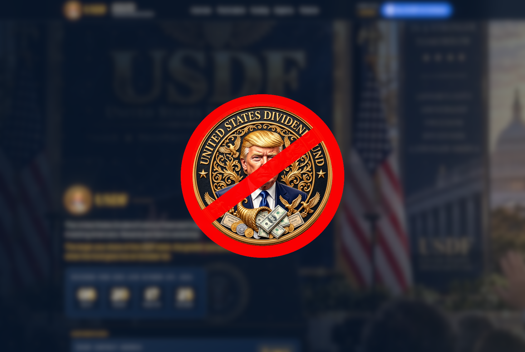 Don't Buy USDF Crypto: The United States Dividend Fund Coin Looks Like a Scam