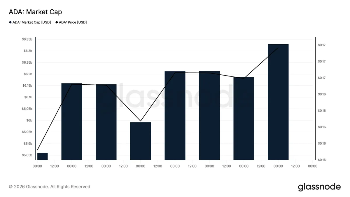 Cardano market cap chart