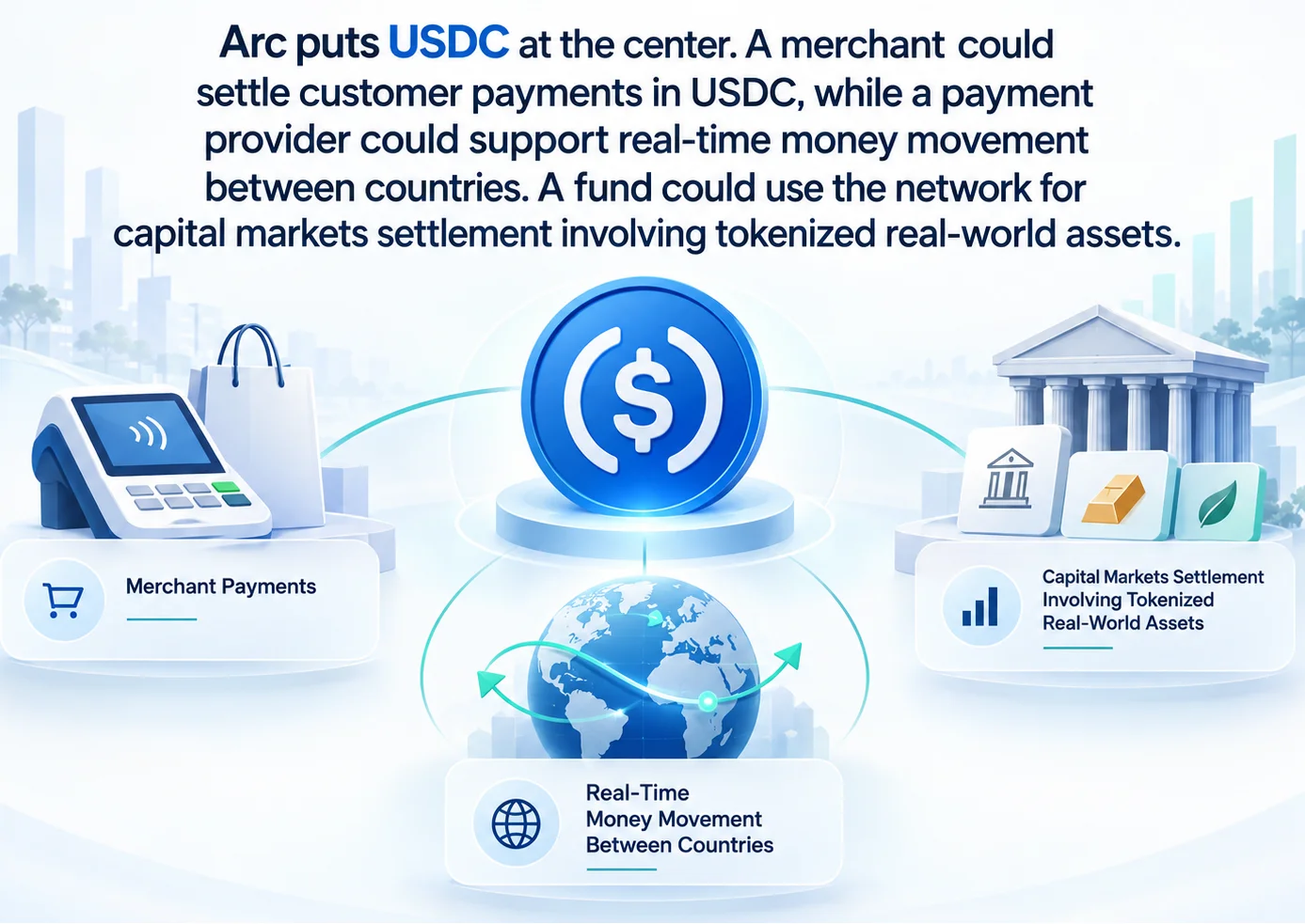The role of USDC in Arc chain